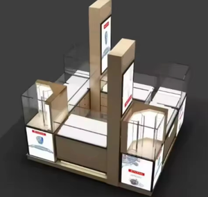 Espositore per Gioielli di Lusso Nero Personalizzato, Bancone Moderno per <span class=keywords><strong>Gioielleria</strong></span> Commerciale, Chiosco per Gioielli da Centro Commerciale in Offerta - Product Image 4