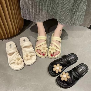 Nuevas Sandalias de Flores <span class=keywords><strong>para</strong></span> Mujer, Sandalias de Verano <span class=keywords><strong>para</strong></span> <span class=keywords><strong>Salir</strong></span>, Pantuflas <span class=keywords><strong>para</strong></span> Chicas - Product Image 5