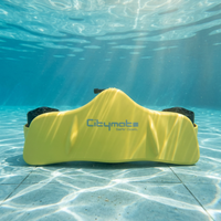 Propulseur de plongée portable étanche, propulseur sous-marin pour bateau RC, moteur à jet d'eau 350KV, scooter 530W en aluminium 1.8M/S