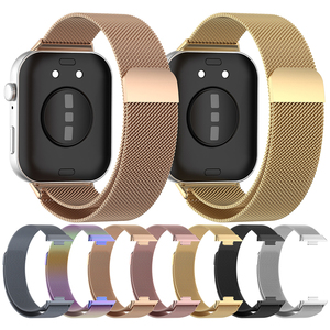 Bracelet magnétique milanais pour <span class=keywords><strong>Huawei</strong></span> <span class=keywords><strong>Watch</strong></span> Fit 3, bracelet en acier inoxydable, remplaçable, respirant, bracelet de montre en métal - Product Image 1