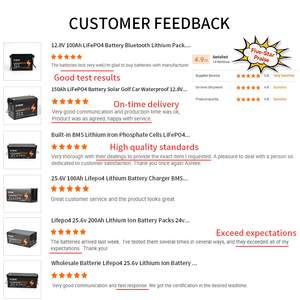 12.8V 300ah có thể sạc lại chu kỳ sâu LiFePO4 8000 + chu kỳ nhà sao lưu pin Lithium ion thay thế pin axit-chì - Product Image 6