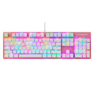 Mới nhất cơ khí giá rẻ và linh hoạt máy tính xách tay máy tính OEM teclado Gamer Delux đa phương tiện RGB máy tính PC chơi Game bàn phím - Product Image 2