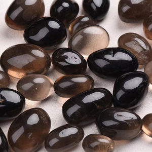 Piedra de cristal natural, piedra de cuarzo ahumado, pulido, piedra de cuarzo ahumado - Product Image 2