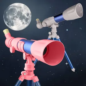 조기 교육 과학 키즈 플라스틱 단안 망원경 장난감 삼각대와 아이 천체 망원경 장난감