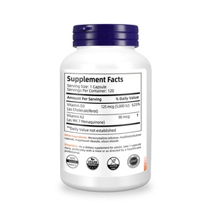 Vitamina K2 D3 de Alta Calidad, Suplemento Dietético para Adultos que Apoya la Salud Ósea - Product Image 3