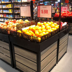 Anzeige Gondel Regal kommerziellen Gemüse Rack Stand für Lebensmittel geschäft - Product Image 3