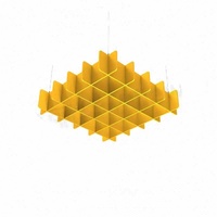 Panneau Acoustique Suspendu en Fibre de Polyester 100% pour Plafond, Panneau Acoustique PET Suspendu, Baffle Acoustique Suspendu pour Plafond - Vente Chaude