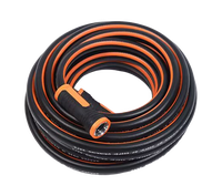 Pour Amazon Hot B.P 600PSI personnalisable 5/8 pouces sans pli Flexible polymère PVC robuste Durable en caoutchouc hybride tuyau d'arrosage