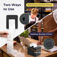 Printer Thermal 80E 80mm Printer POS Thermal Langsung Kecepatan Tinggi dengan Port USB LAN Kompatibel Windows/Mac untuk Penggunaan Dapur