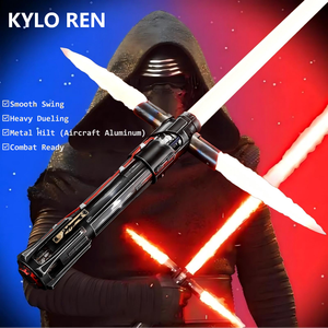 Shopify ตัวแทนการจัดส่งสินค้าลดลง RGB ใบมีดดวลหนัก NeoPixel weathered <span class=keywords><strong>Kylo</strong></span> <span class=keywords><strong>Ren</strong></span> เปลี่ยนสีแสงเซเบอร์ <span class=keywords><strong>Ren</strong></span> จากโรงงานขายส่ง - Product Image 1