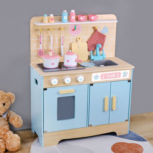 Ensemble de maison de jeu de simulation pour enfants personnalisé Cuisine variée en bois pour enfant garçon fille - Product Image 5
