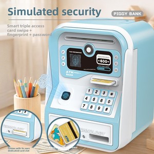 Nuevo Diseño de Hucha de Plástico para Niños con Cerradura de Combinación y Reconocimiento Facial, Kits de Gran Capacidad para Regalo de Niño o Niña - Product Image 1