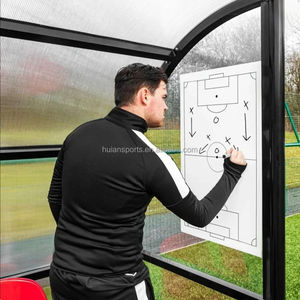 Feuille PVC adhésive 80x60cm pour tactiques de football, durable, portable, pliable, pour entraînements de football sur murs, sols, verre, extérieur - Product Image 3