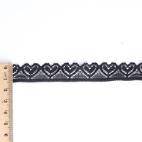 Petite garniture en dentelle de 1 à 2cm, dentelle de composition en nylon 100%, garniture de conception spéciale pour lingerie et robes pour femmes
