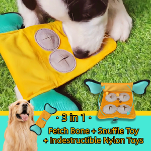 Onverwoestbare Nylon Hond Kauwen Speelgoed Stoer Petch Botvormige Piepende Puzzel Traktatie Uitgifte Snuffle Hondenspeelgoed