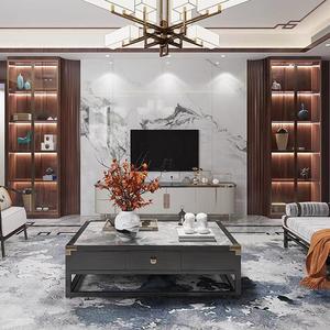Meuble <span class=keywords><strong>TV</strong></span> <span class=keywords><strong>mural</strong></span> moderne et luxueux pour salon Meuble <span class=keywords><strong>TV</strong></span> flottant pour système de projection - Product Image 4