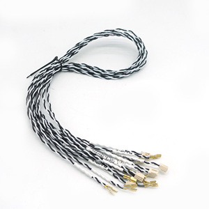 定制PTFE绝缘IP66级<span class=keywords><strong>2</strong></span>-13针1.5毫米间距JST适配器延长线Zh白色母头线束电缆组件 - Product Image 1