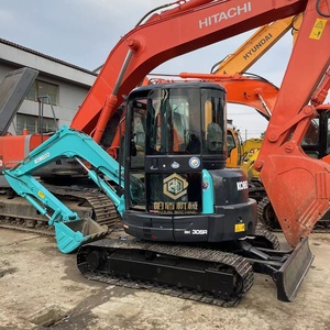 Miniexcavadora Kobelco SK30SR usada en buen estado, 3 toneladas, original de Japón, excavadora hidráulica de cadenas, pocas horas de trabajo, en venta. - Product Image 4