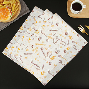 Papier alimentaire personnalisé en rouleau, 20 pièces, doublure de hamburgers, pour emballage à emporter, Sandwich/pain - Product Image 3