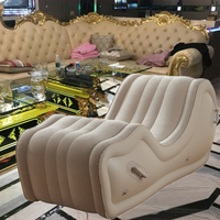 Muebles Modernos de Lujo para el Hogar, Nuevo Sofá Cama Inflable, Sillón Reclinable para Sala de Estar o Exteriores, Modelo PET 364