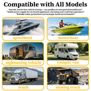 12.8V 160Ah LFP 리튬 배터리 (트럭, RV, 태양광 저장, 시동/정지, 주차, 에어컨용) 1500CCA IP67 4000사이클 트리플 - Product Image 6