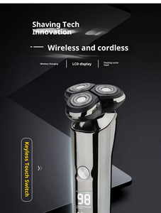 Afeitadora Eléctrica Digital 4D Flotante para Hombre, Triple Cuchilla, IPX7, Sensor de Cuerpo Completo, Batería de Uso Diario, Fuente de Alimentación USB - Product Image 5