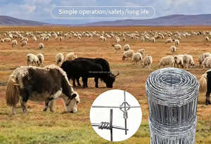 Malla de Alambre de Acero Galvanizado de Tejido Plano para Cercas de Ganado con Corte y Doblado Personalizados - Product Image 4