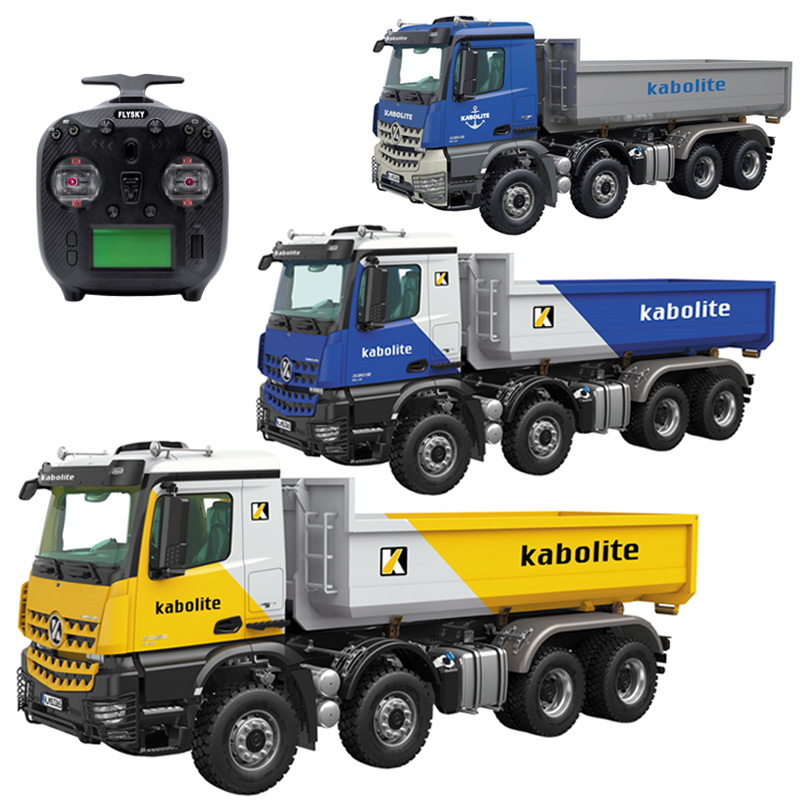 Kabolite K3365 1/14 RC Dump Truck - Hydraulic Roll Off Tipper, RTR