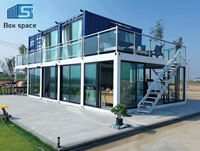 Appartement Modulaire en Acier Détachable 2 Chambres, Design Industriel, Villa Préfabriquée Portable, Location Airbnb, Hôtel, 18-36 m²
