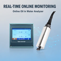 Analyseur d'huile dans l'eau en ligne, absorption UV, sortie RS-485 Modbus, plage 0-100 ppm, surveillance industrielle de l'eau