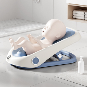 Produits pour nouveau-nés, siège de bain pliable pour bébé avec support et indicateur de température - Product Image 2