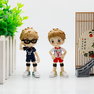Nouvelles figurines d'action en PVC de style anime japonais Haikyu, lot de 6 pièces, figurines de collection Toru <span class=keywords><strong>Oikawa</strong></span> Hinata Shoyo, ornements - Product Image 3