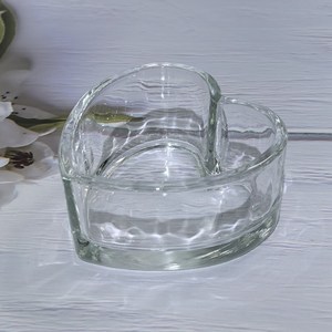 Decorazione per la tavola di nozze a forma di <span class=keywords><strong>cuore</strong></span> in vetro contenitore portacandele in vetro trasparente piccolo recipienti per la fabbricazione di candele - Product Image 6