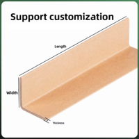 Protections d'angle en papier épaissi, rigides, en forme de L, bandes anti-collision à angle droit pour palettes et cartons