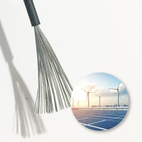 Cable de energía Solar TUV Pv 4mm 6mm 10mm 16mm 25mm Conductor de cobre Aislamiento XLPO 30A Corriente nominal para aplicaciones industriales