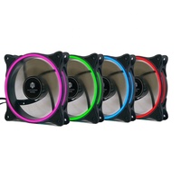 JNP Ventilateur de refroidissement PC 12V pour joueurs Système silencieux de refroidissement d'air et d'eau LED Argb 5V Boîtier d'alimentation de jeu