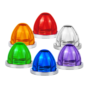 Luce Laterale a LED Ambra 9-30V per Camion, Lente AS, Alloggiamento in ABS, Lampada Universale per Camion - Product Image 1