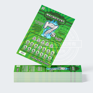 Tarjeta de Raspar para Lotería Ecológica de Primera Calidad, Cartón Corrugado/Dúplex, Resistente, Color Personalizado, Hermosos Diseños Impresos - Product Image 2