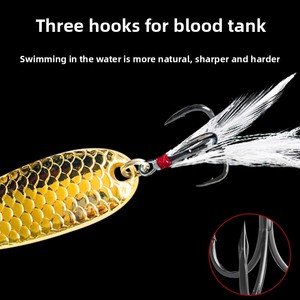 Leurre Cuillère Micro Stream Ultralight Daoyu avec Paillettes en Alliage de Zinc pour la Pêche à la Truite, au Bar et aux Poissons de Ruisseau en Eau Douce - Product Image 2