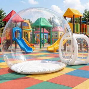 Dôme à bulles de 3 m, tente à double couche, château gonflable transparent de luxe, en PVC, château gonflable pour enfants - Product Image 3