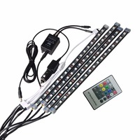 Tira de Luces LED RGB 050 para Auto, Focos LED USB para Autos, Decoración de Ambiente, Luces Ambientales, Accesorios para Auto, Luz Interior