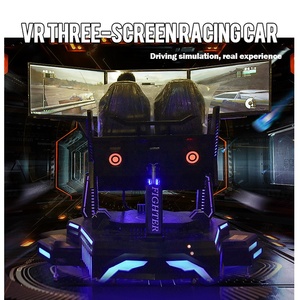 เก้าอี้เกมแข่งรถแบบจำลองการขับขี่พร้อมระบบสั่นสะเทือน - Product Image 4