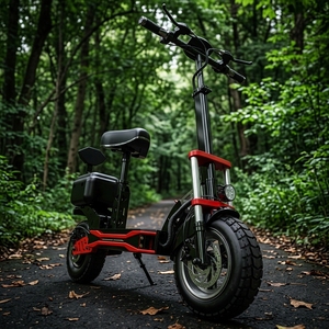 Trottinette pliable portable pour adultes - Double frein à disque avec vitesse de 50 km/h - Scooter-B01 - Moteur haute puissance 50 km/h - Product Image 1