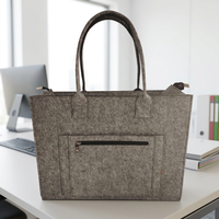 Sac fourre-tout en feutre personnalisé, imperméable et portable, organisateur de rangement pliable classique pour les voyages