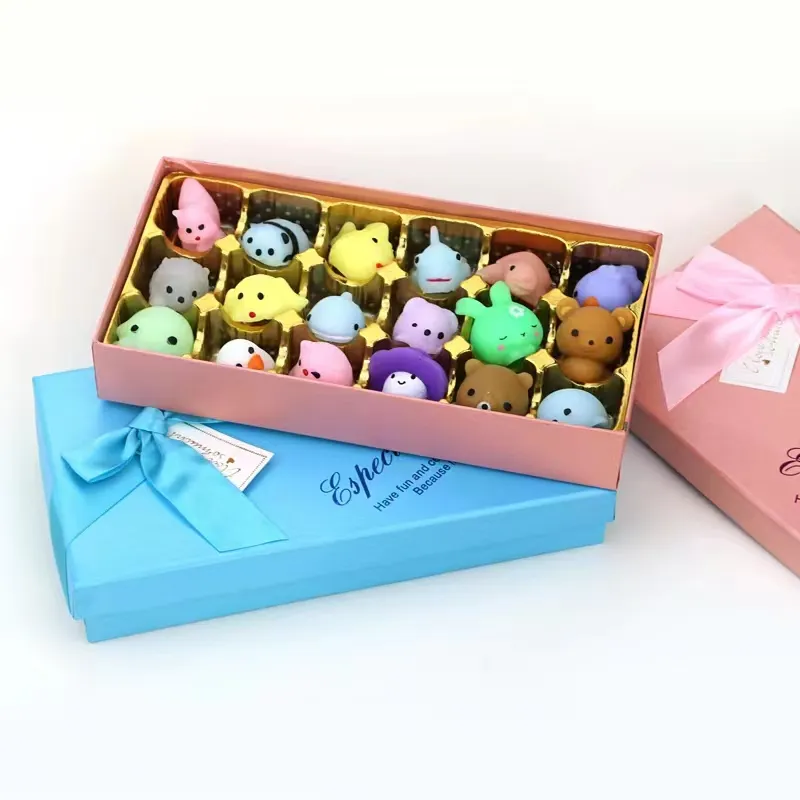 New arrival design TPR Colourful Small Mini Mochi Fidget Squishy Toys For Kids