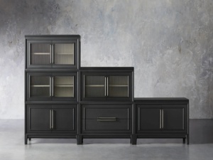 Librería de madera maciza de estilo americano RH, librería de combinación de habitación de Villa de lujo - Product Image 2
