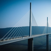 Puente de Acero Prefabricado Resistente a la Corrosión, Estructura de Arco Metálico, Diseño Personalizado para Puente Peatonal