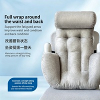 Nouvel Oreiller Ergonomique Tout-en-un 2026 pour Soutien Cervical et Lombaire, Coussin de Dos Complet pour Chaise de Bureau et Siège de Voiture