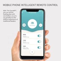Distributeur automatique de nourriture pour animaux de compagnie avec contrôle par application WiFi, programmation de l'alimentation pour chats et chiens, utilisation à domicile