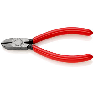 KNIPEX 76 01 125 Cortador diagonal para electromecánica con revestimiento plástico, negro 125 mm - Product Image 1